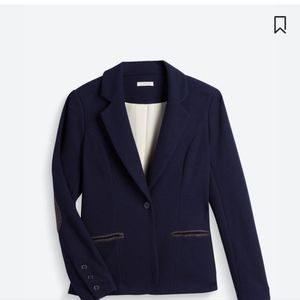 Women's 41Hawthorne Corinth Wool Elbow Patch Blazer